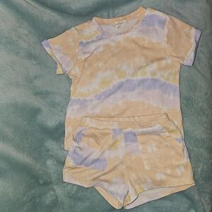 Jessica Simpson Peach and Lavender Top